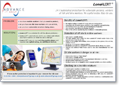 LoneALERT Brochure